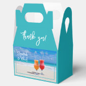 Strand Drinken Dank u bruiloft gunst dozen Bedankdoosjes (Geopend)