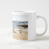 Strand en boten extra grote beker (Rechts)