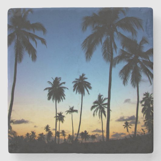 strand en kustdorp | Praia do forte Stenen Onderzetter (Voorkant)