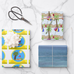 Strand- en Oceaan Inpakpapier Vellen