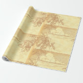 strand en palmbomen Etsen Gift Label Cadeaupapier (Uitgerold)