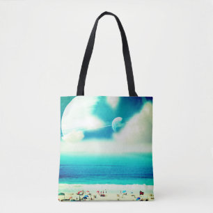 Strand en reuzenplaneten surreale reis draagtas