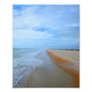 strand foto afdruk