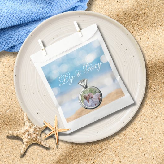 Strand Fotobruiloft Bestemming  Bedankzakje