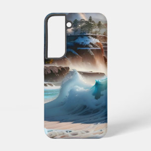 Strand Front Ocean Waves Landschap 1 Samsung Galaxy Hoesje