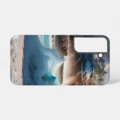 Strand Front Ocean Waves Landschap 1 Samsung Galaxy Hoesje (Achterkant horizontaal)
