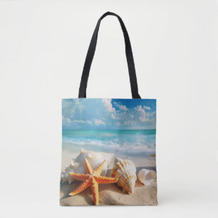 Strand Geïnspireerde Boodschappentas Draagtas