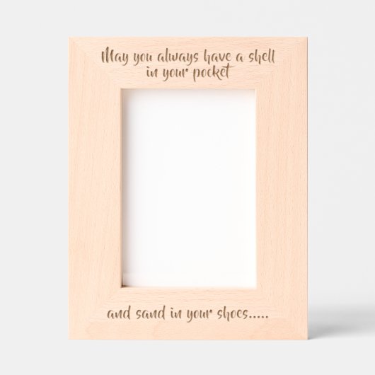 strand Gezegde Gegraveerde Lijstjes (Voorkant)