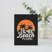Strand Graag Briefkaart (Staand voorkant)