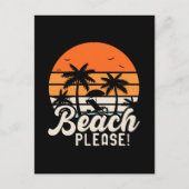 Strand Graag Briefkaart (Voorkant)