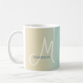 Strand Gradiënt Monogram Koffiemok (Links)