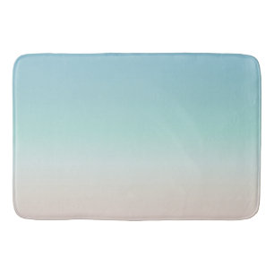 Strand Gradiënt Turquoise Moderne Minimalist Badmat