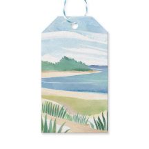 Strand Gras Baai | Aquarel Oceaan Kust Zee