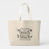 Strand Grote Tote Bag (Achterkant)