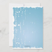 Strand Grunge Uitnodiging (Achterkant)