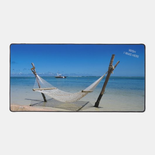 Strand Hangmat Desk Mat (Voorkant)
