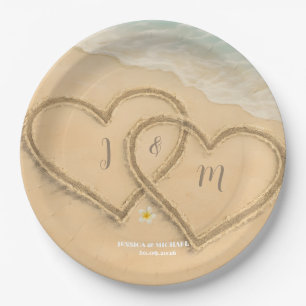 Strand Hart Custom Trouwzand & Zee Papieren Bordje