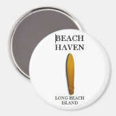Strand Haven, Long Beach Island Custom Car Magnet  Magneet (Voorkant / Achterkant)