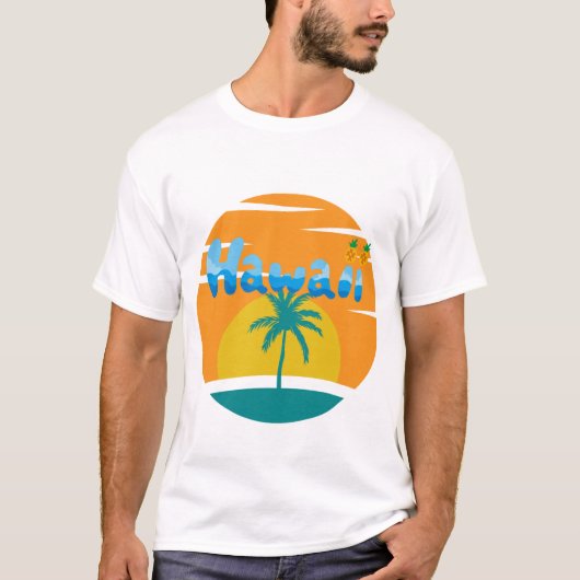 strand Hawaii T-shirt (Voorkant)