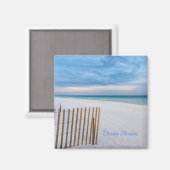 Strand hek ochtend bestemming Florida magneet (Voorkant / Achterkant)