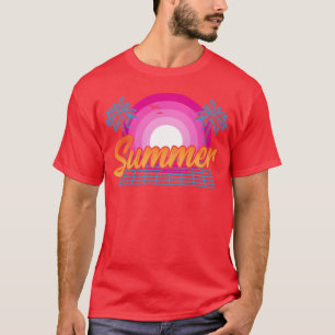 Strand hittegolf warm weer 80s90s zomer zon vrije t-shirt