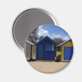 Strand Huts Melbourne 2 Magneet (Voorkant / Achterkant)