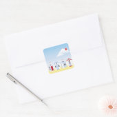 Strand hutten Stickers (Envelop)