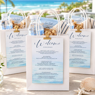 Strand Huwelijksbegroetingsbrief Itinerary Program Programma