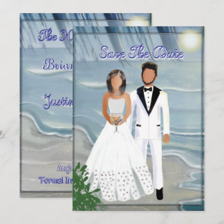 Strand Huwelijksreis Save The Date