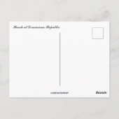 Strand in de Dominicaanse Republiek Briefkaart (Achterkant)