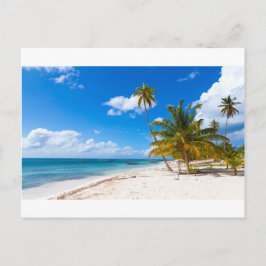 strand in de Dominicaanse Republiek Saona Briefkaart