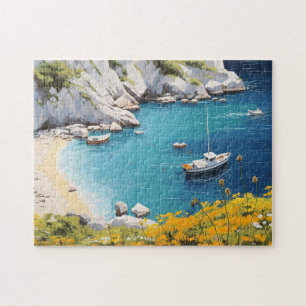 Strand in Griekenland Legpuzzel