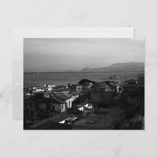 strand in Griekenland Nafplion Briefkaart (Voorkant / Achterkant)