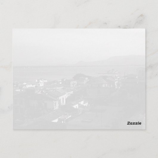 strand in Griekenland Nafplion Briefkaart (Achterkant)