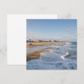 strand in Ocean City, Maryland Aankondiging (Voorkant / Achterkant)