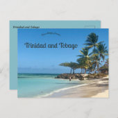 Strand in Trinidad en Tobago Briefkaart (Voorkant / Achterkant)