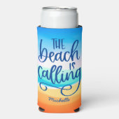 Strand is roepend | Typografie Strand Illustratie (Seltzer Voorkant)