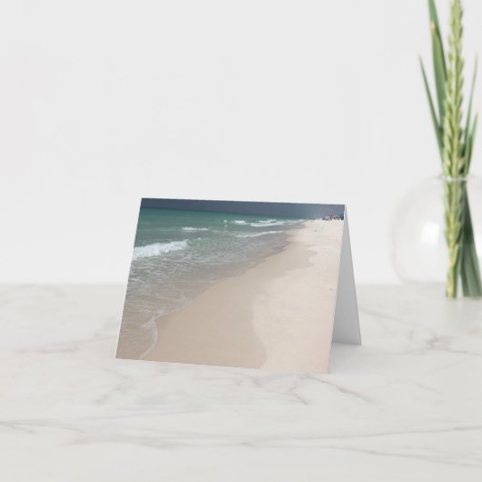 Strand kaart (Voorkant)