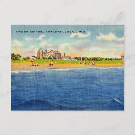 strand, kabeljauw, Massachusetts Briefkaart (Voorkant)