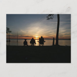 Strand kamperen briefkaart