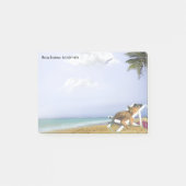Strand Kat (aanpasbaar) Post-it® Notes (Voorkant)