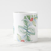 Strand Kerst Zee Schildpad Zeeen & Groeten Extra Grote Beker (Voorkant)