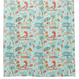 Strand Kerstmis, Kerstmis in Florida Douchegordijn