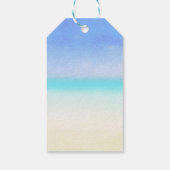 Strand Kerstzand is de nieuwe sneeuw Cadeaulabel (Achterkant)