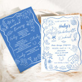 Strand Kust Cowgirl Vrijgezellenfeest Meisjesuitje Kaart