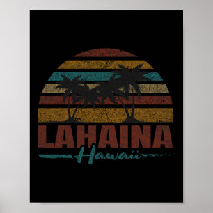 Strand Kust Stad Vakantie Souvenir Lahaina Poster