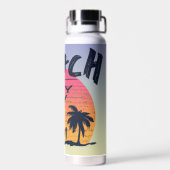 Strand/kust/tropisch/Hawaïaans Waterfles (Achterkant)