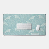 Strand Kust Zee Schildpadden Koraal lijn Art Aqua Bureaumat (Keyboard & Muis)