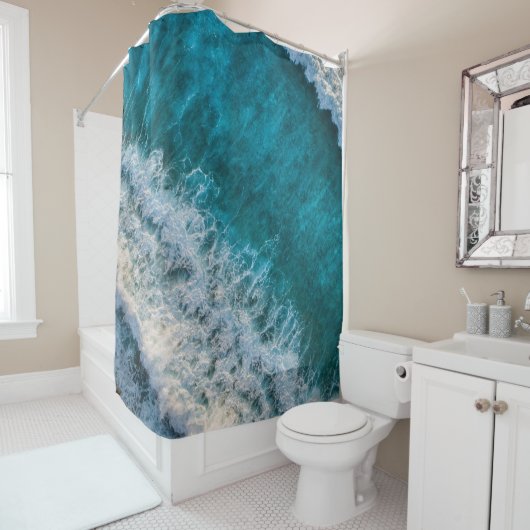  strand landschap douchegordijn (In situ)