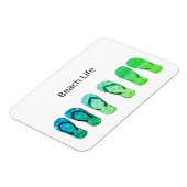 Strand Leven en Teenslippers aanpasbaar Magneet (Linkerzijde)